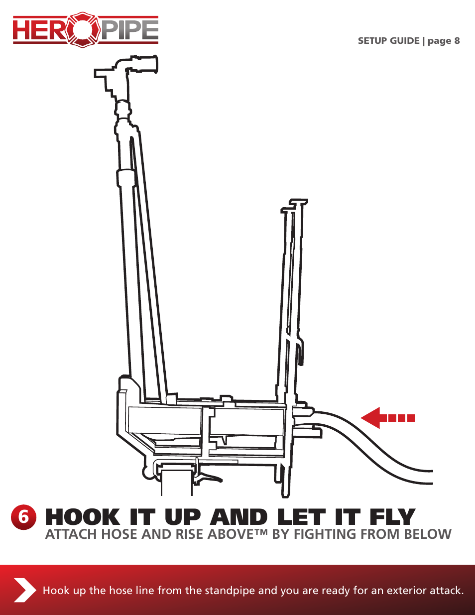 Hook it up and let it fly | Elkhart Brass HEROPipe System Setup Guide User Manual | Page 8 / 9