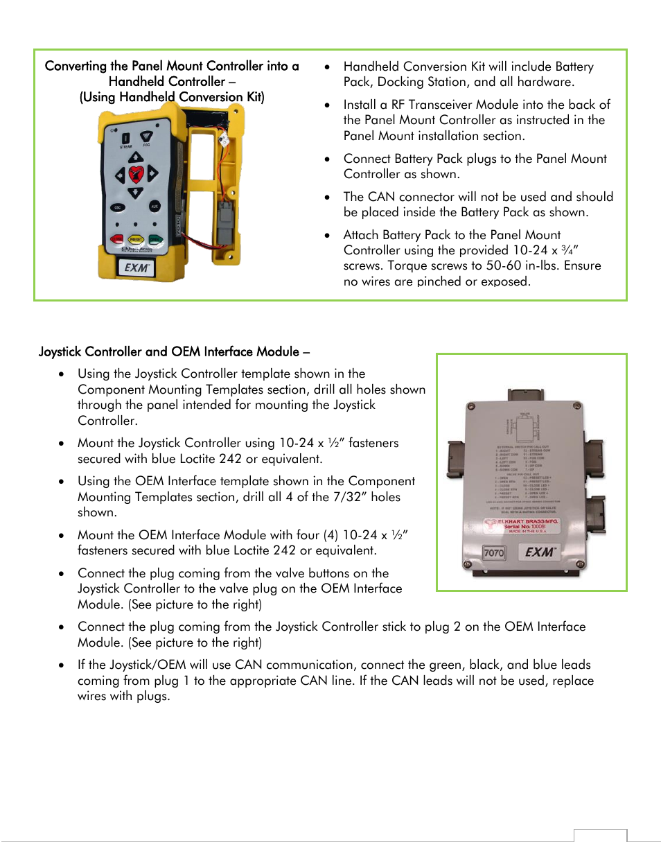 Elkhart Brass Cobra 7200 EXM Monitor User Manual | Page 13 / 42