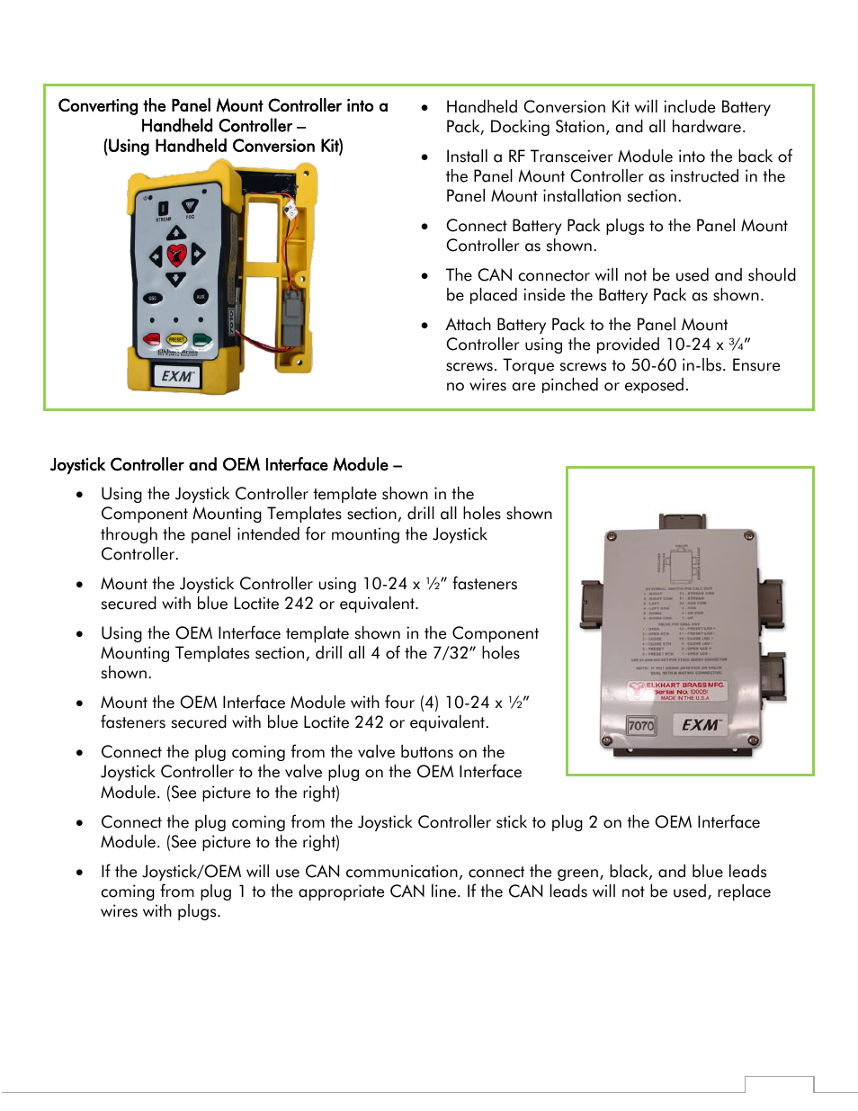 Elkhart Brass Cobra 7250 EXM Monitor User Manual | Page 13 / 42