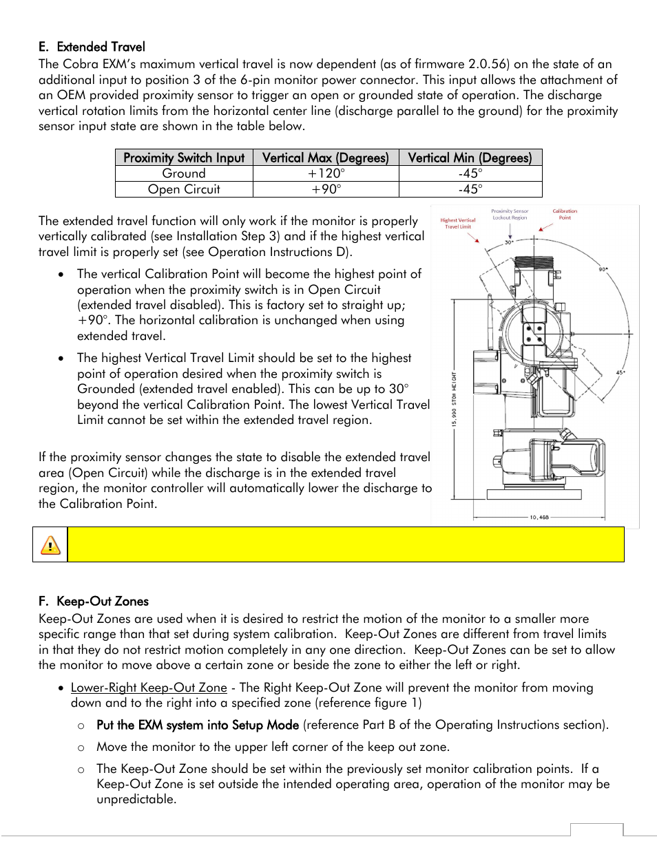 Important | Elkhart Brass Cobra 7250 EXM Monitor User Manual | Page 24 / 42