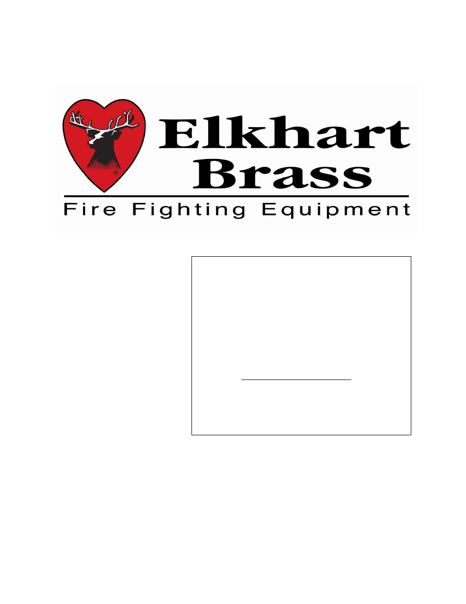 Elkhart Brass Sidewinder 8494 Monitor User Manual | Page 28 / 28