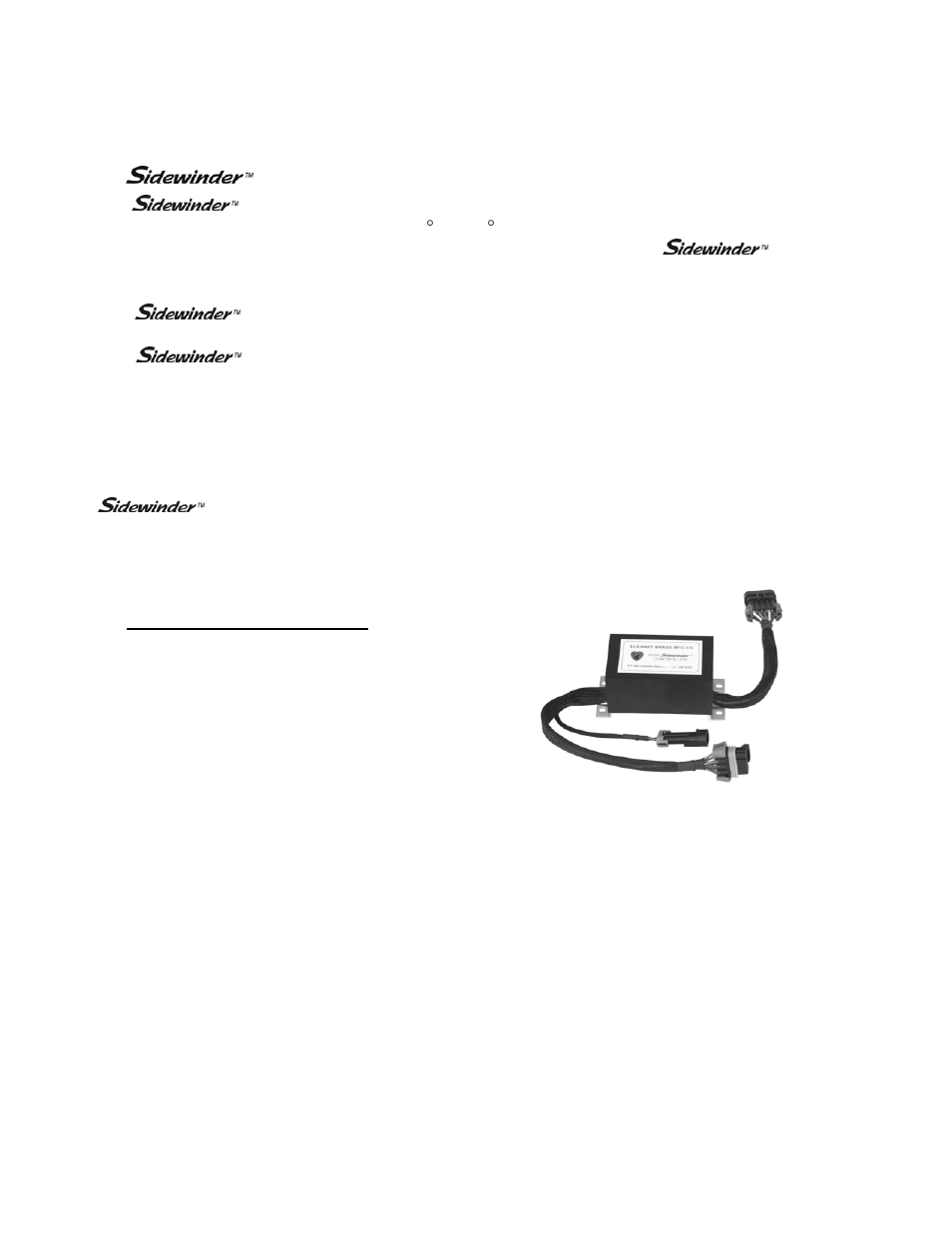 Ii. s | Elkhart Brass Sidewinder 8494 Monitor User Manual | Page 7 / 28