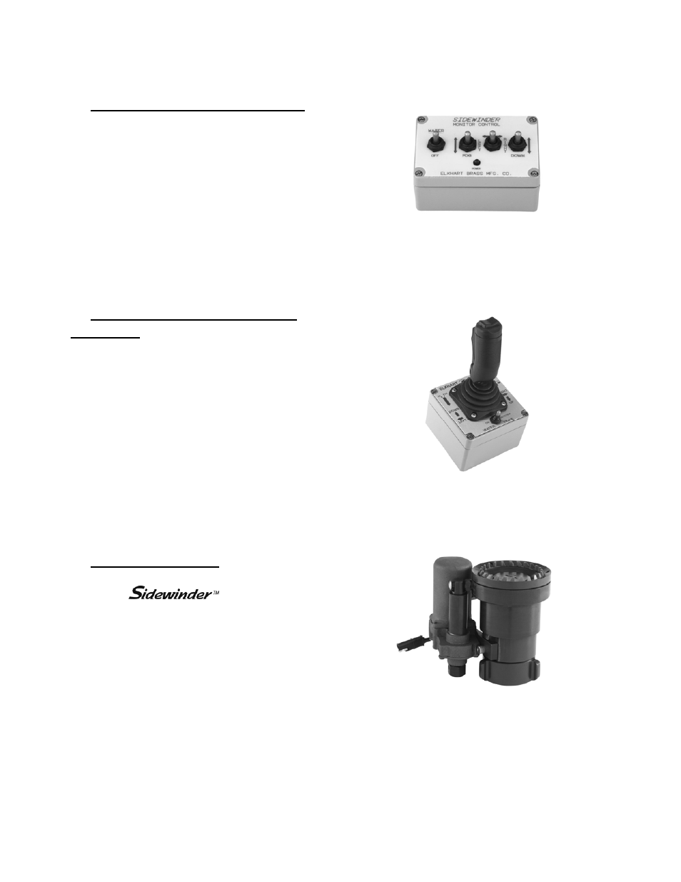 Elkhart Brass Sidewinder 8494 Monitor User Manual | Page 8 / 28