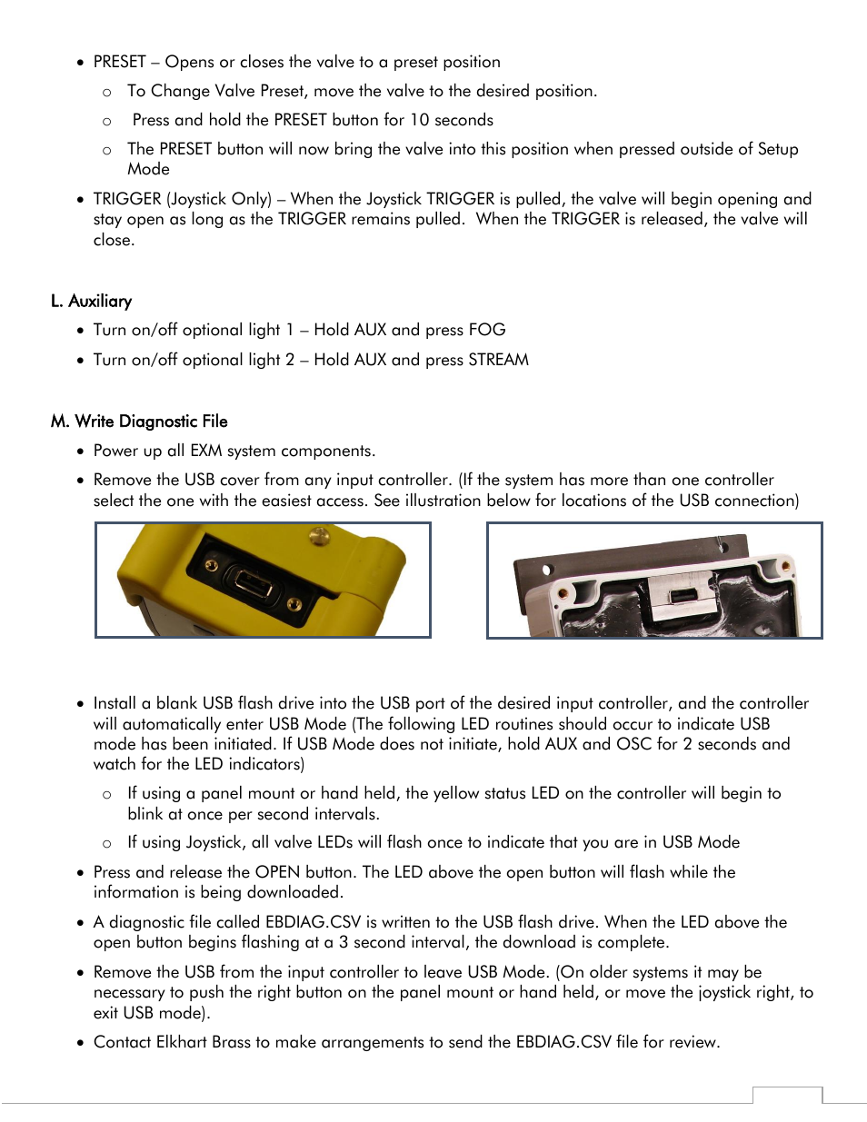 Elkhart Brass Sidewinder 7100 EXM Monitor User Manual | Page 26 / 42