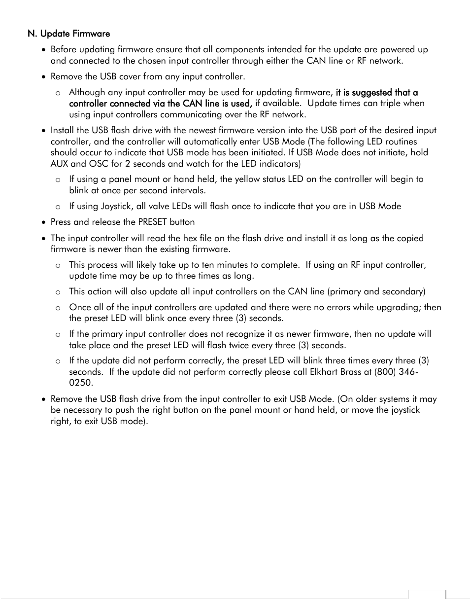 Elkhart Brass Sidewinder 7100 EXM Monitor User Manual | Page 27 / 42