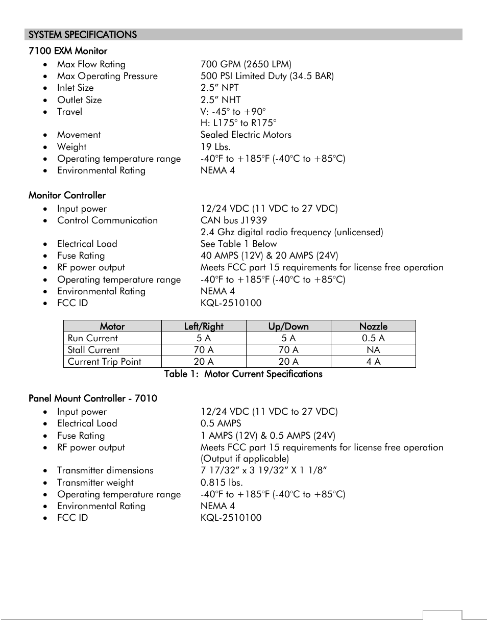 Elkhart Brass Sidewinder 7100 EXM Monitor User Manual | Page 30 / 42