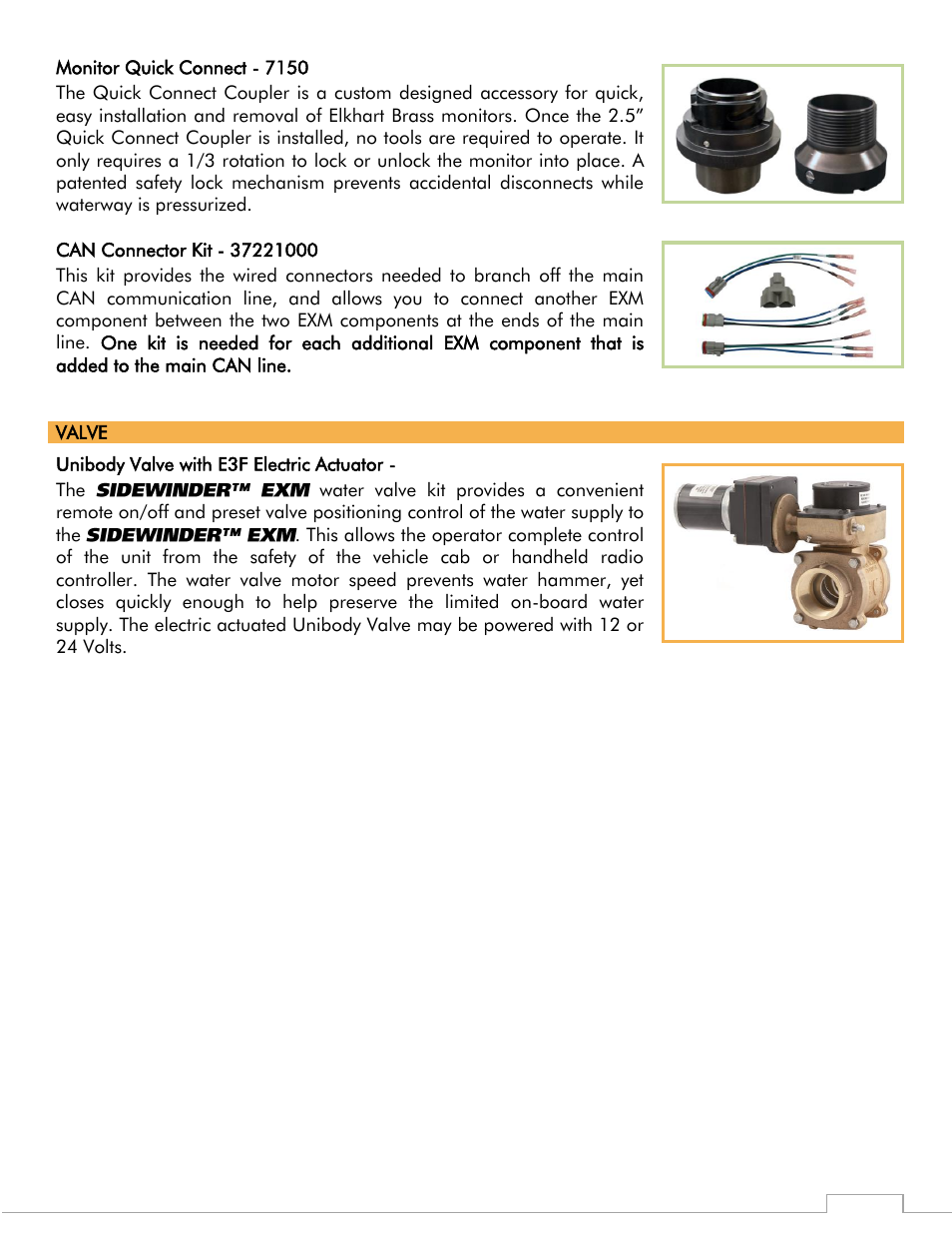 Elkhart Brass Sidewinder 7100 EXM Monitor User Manual | Page 8 / 42