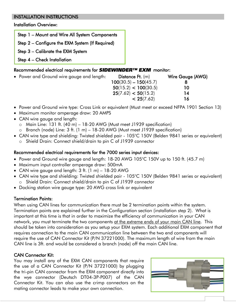 Elkhart Brass Sidewinder 7100 EXM Monitor User Manual | Page 9 / 42