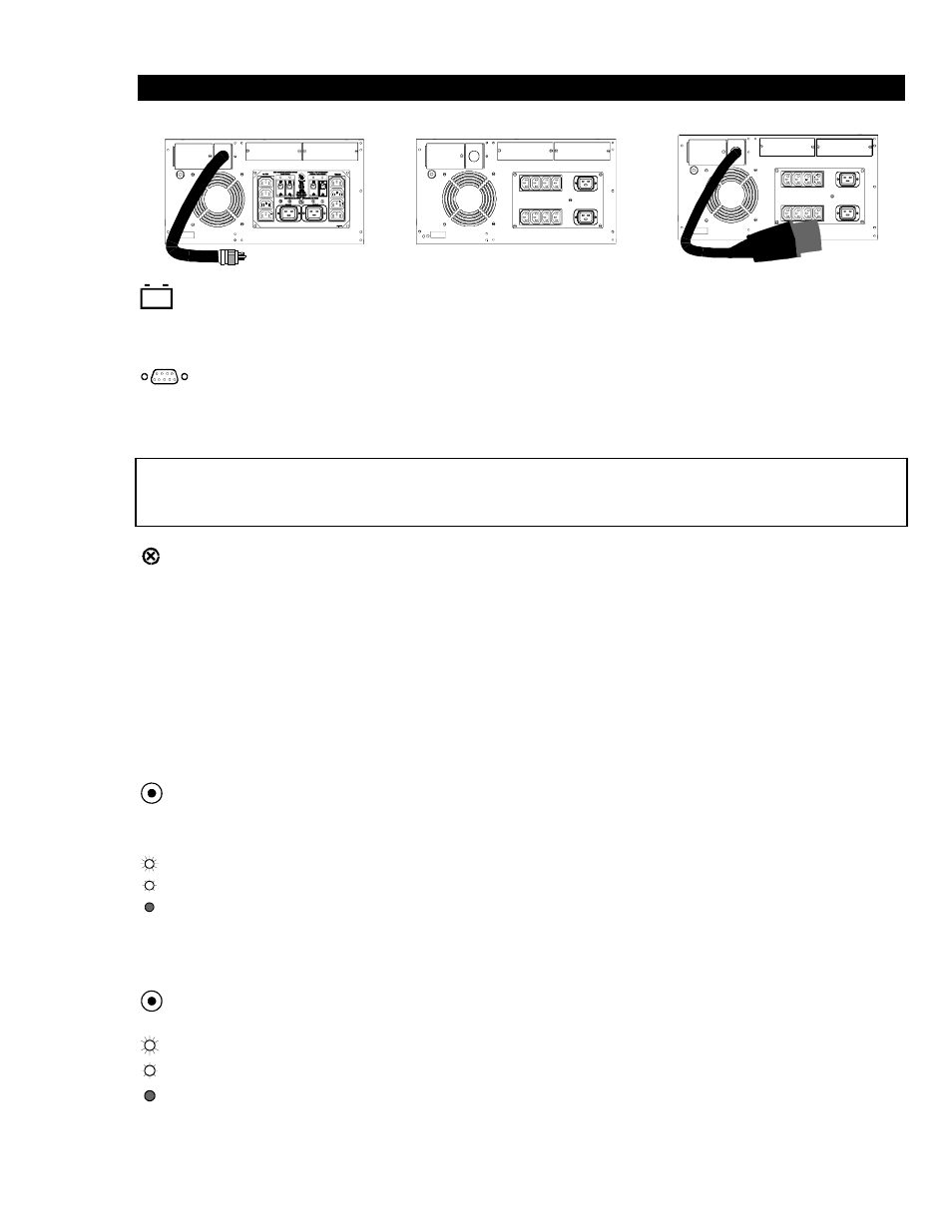 Initial startup | APC 5000RMB User Manual | Page 13 / 23