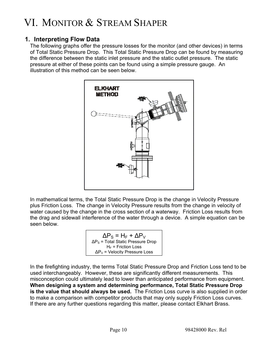 Monitor & stream shaper, Interpreting flow data, Nterpreting | Vi. m, Onitor, Tream, Haper | Elkhart Brass Vulcan 8593-xx User Manual | Page 14 / 16