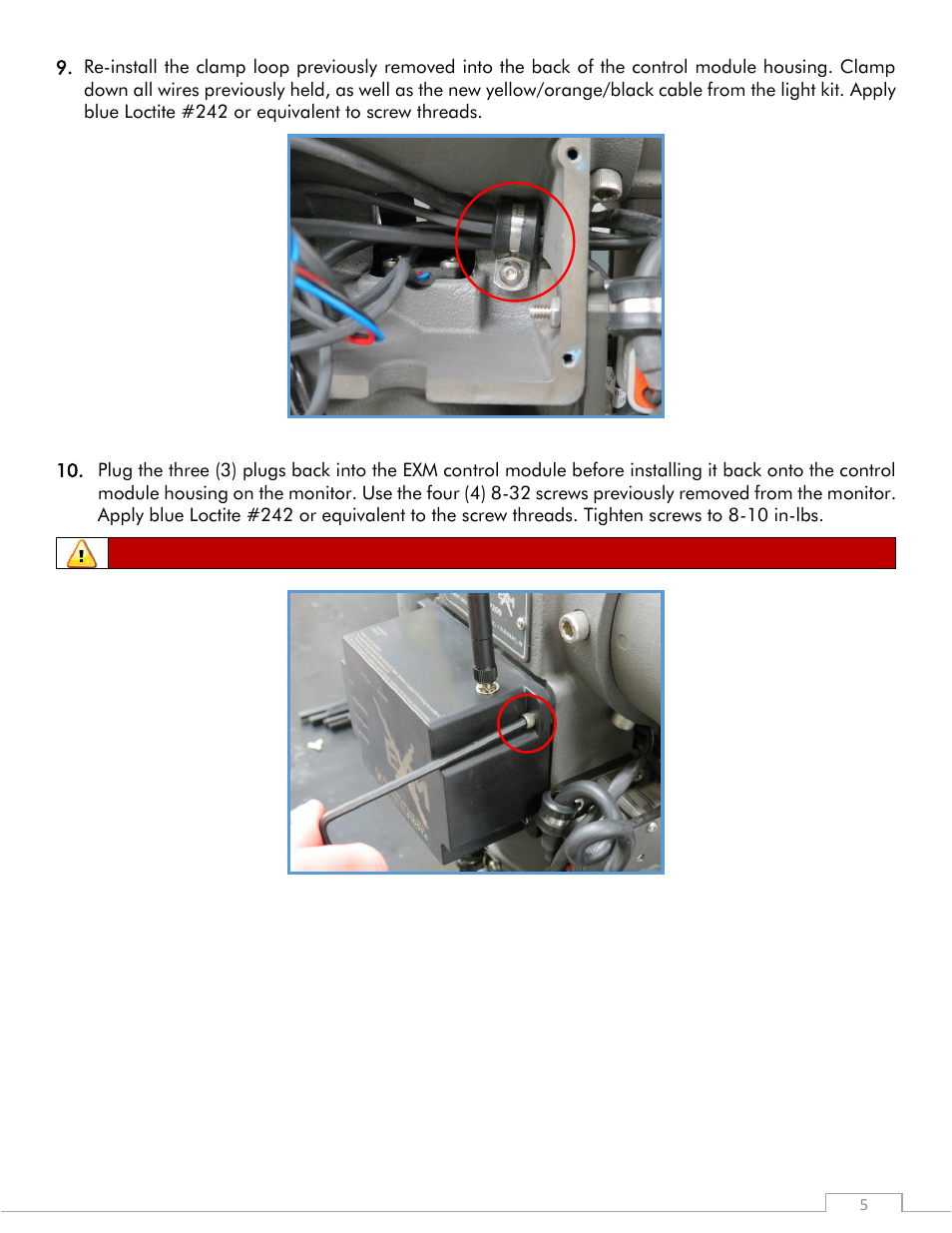 Warning | Elkhart Brass Cobra EXM Light Kit User Manual | Page 5 / 8