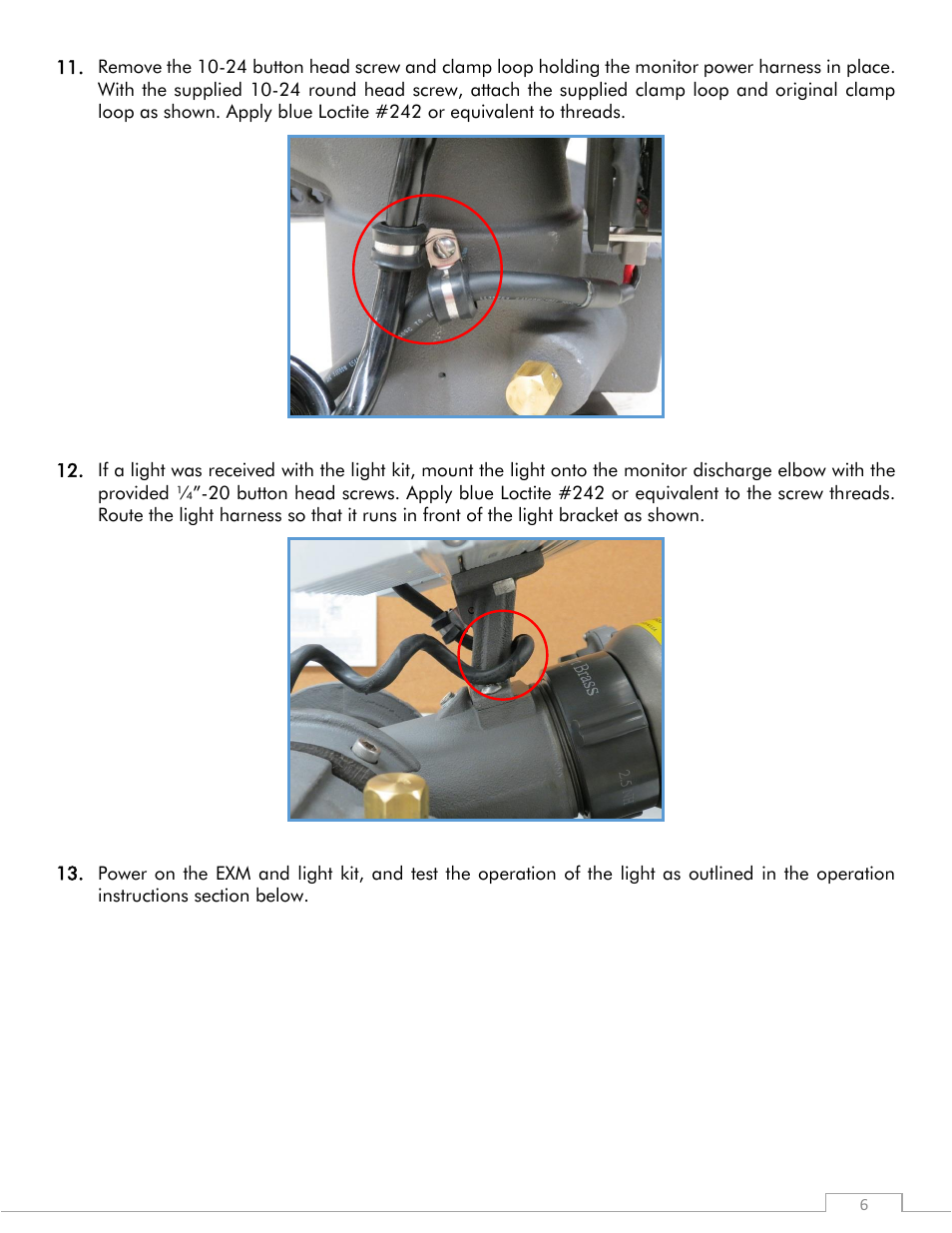 Elkhart Brass Cobra EXM Light Kit User Manual | Page 6 / 8