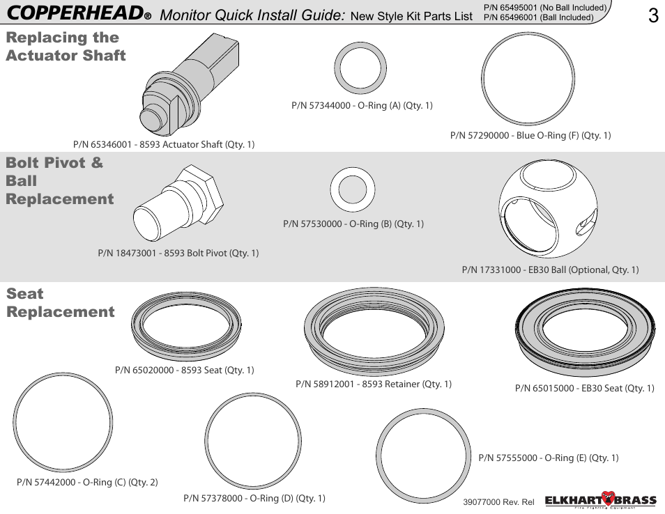3copperhead, Monitor quick install guide | Elkhart Brass Copperhead Monitor Quick Install Guide User Manual | Page 3 / 3