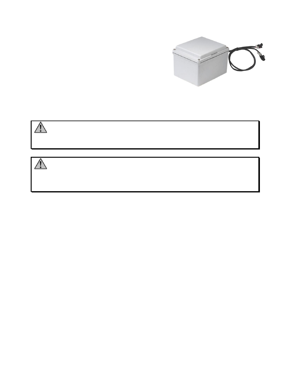 81492001 auxiliary battery pack, Caution | Elkhart Brass Vulcan 8593-xx EXT User Manual | Page 13 / 32