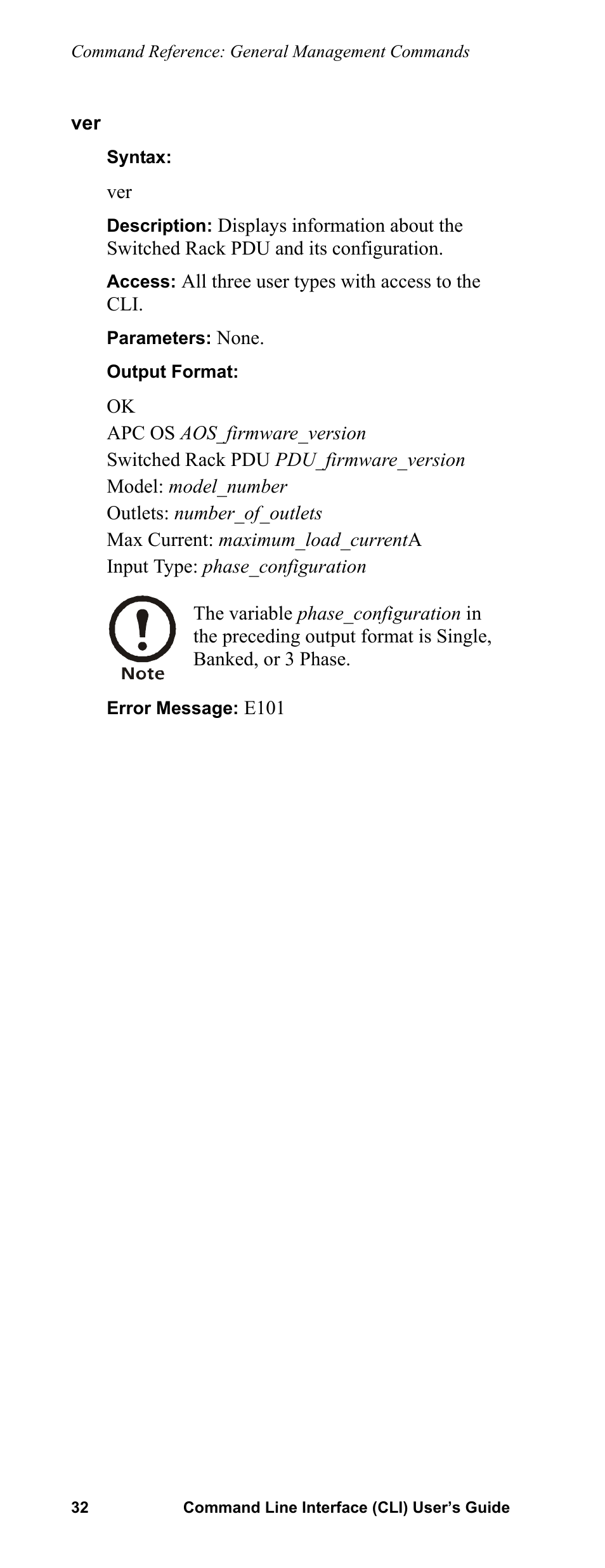 APC Command Line Interface User Manual | Page 36 / 39