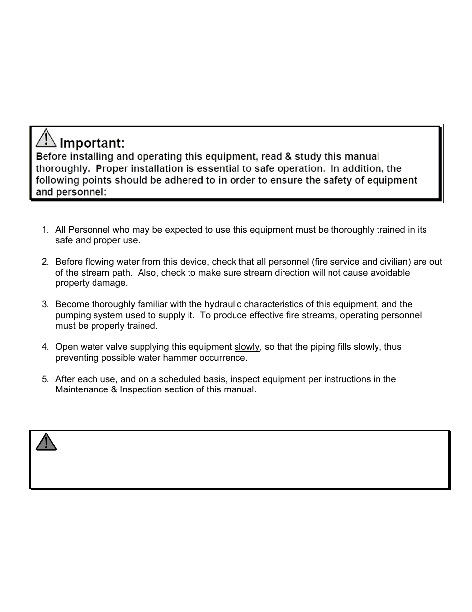 I. product safety, Warning | Elkhart Brass ELKHART 294-11-CWB User Manual | Page 3 / 10