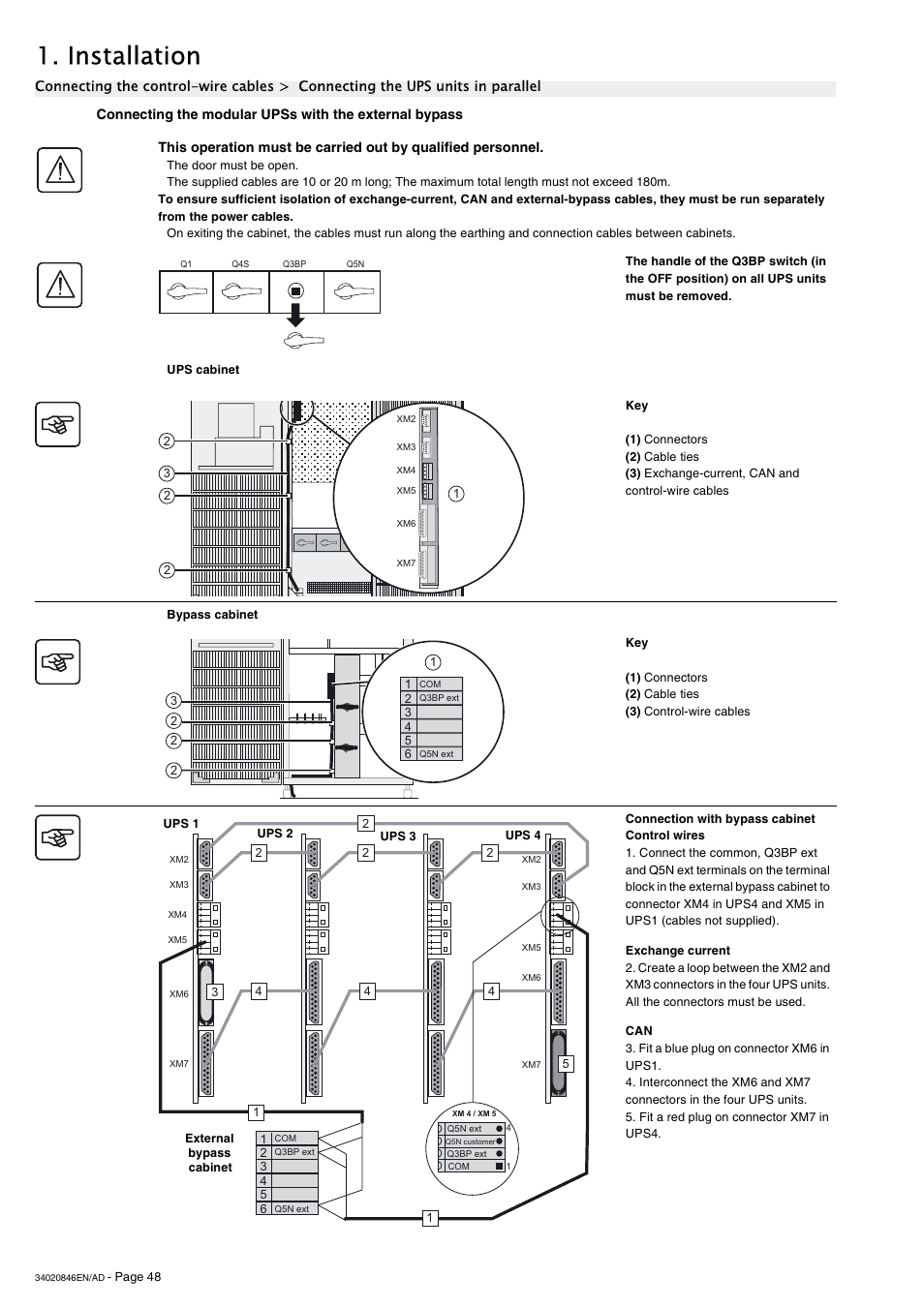 Installation | APC GALAXY 7000 User Manual | Page 48 / 64