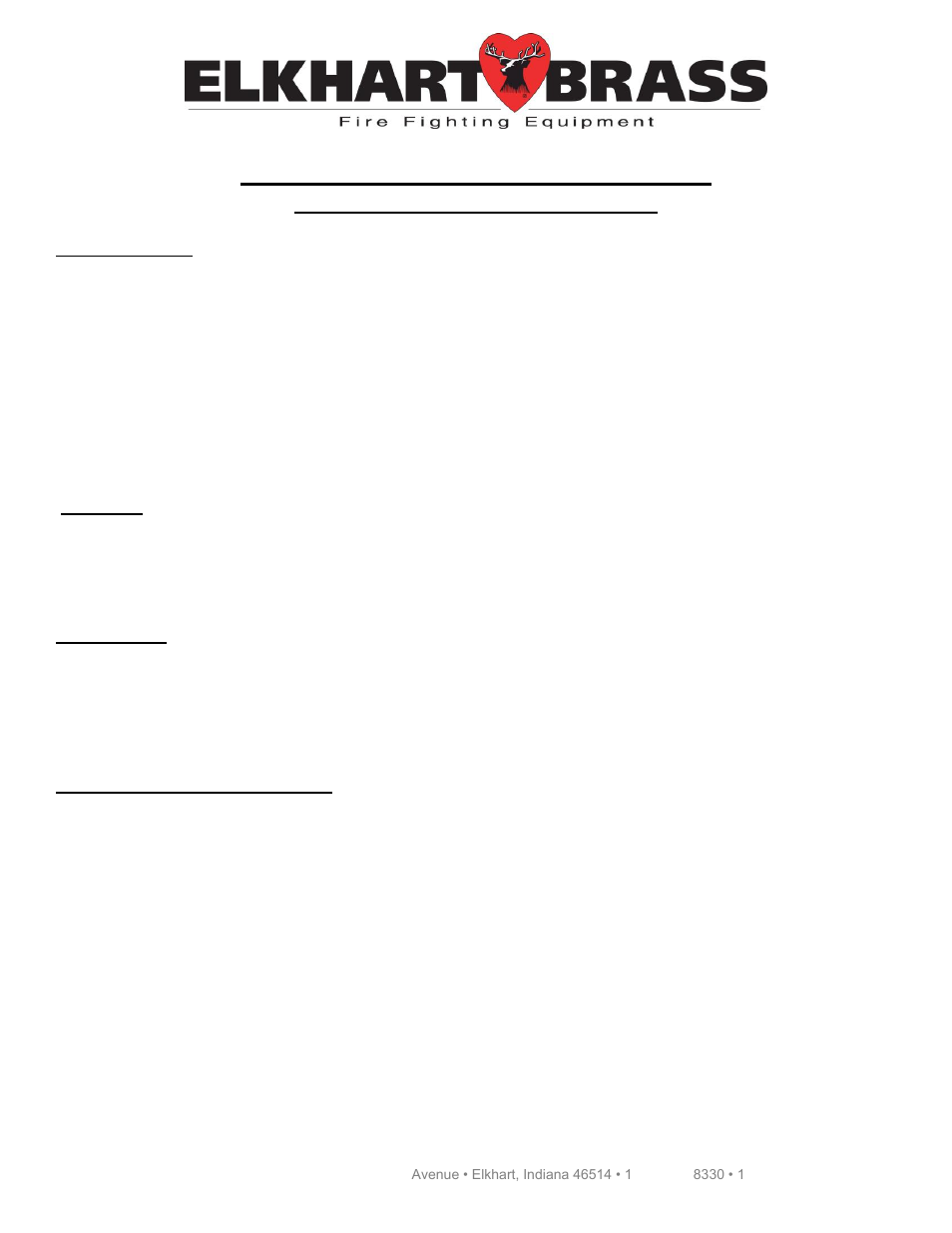 Elkhart Brass ELKHART 8294-02 User Manual | 1 page