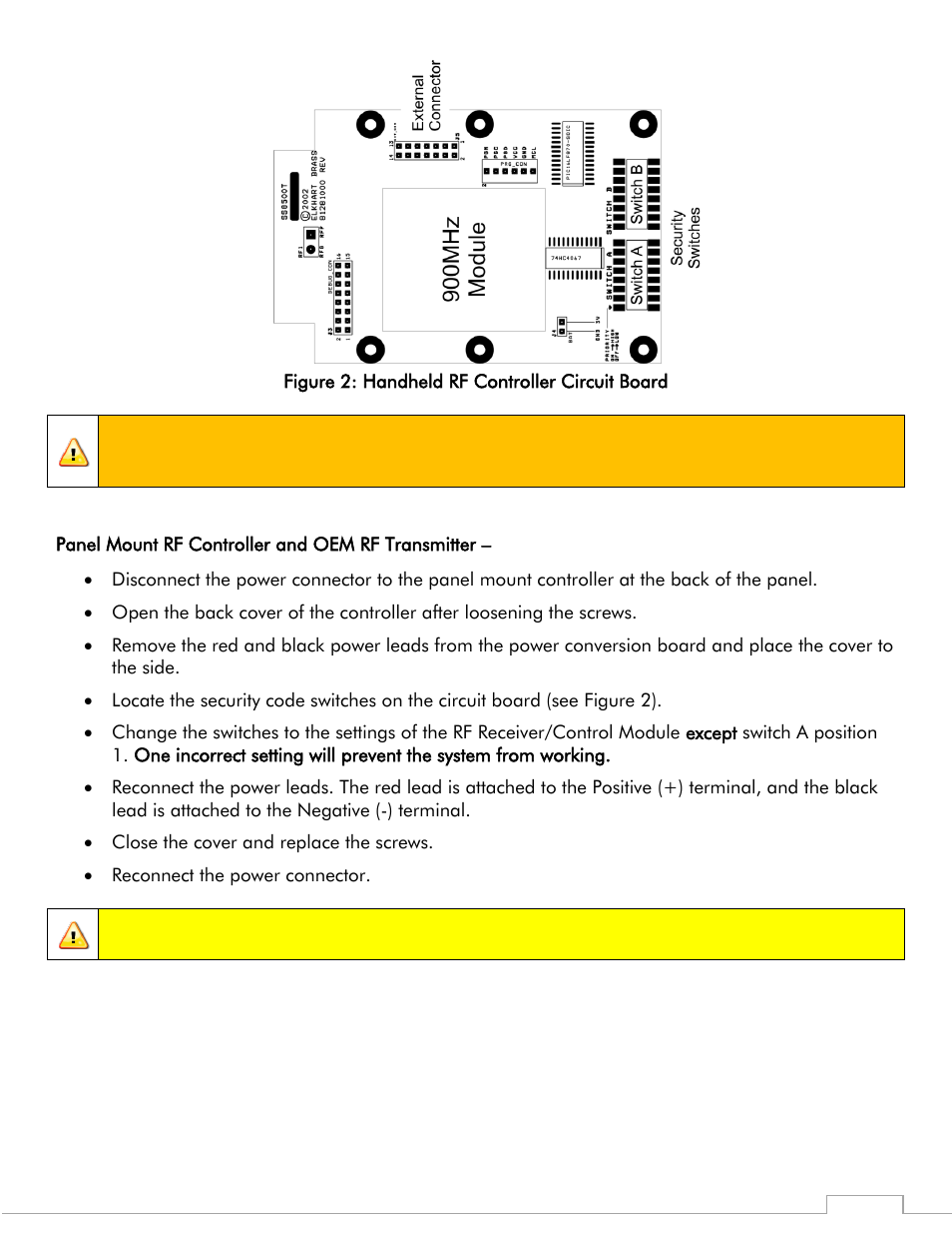 Caution, Important | Elkhart Brass Scorpion RF 8394-07 User Manual | Page 14 / 30