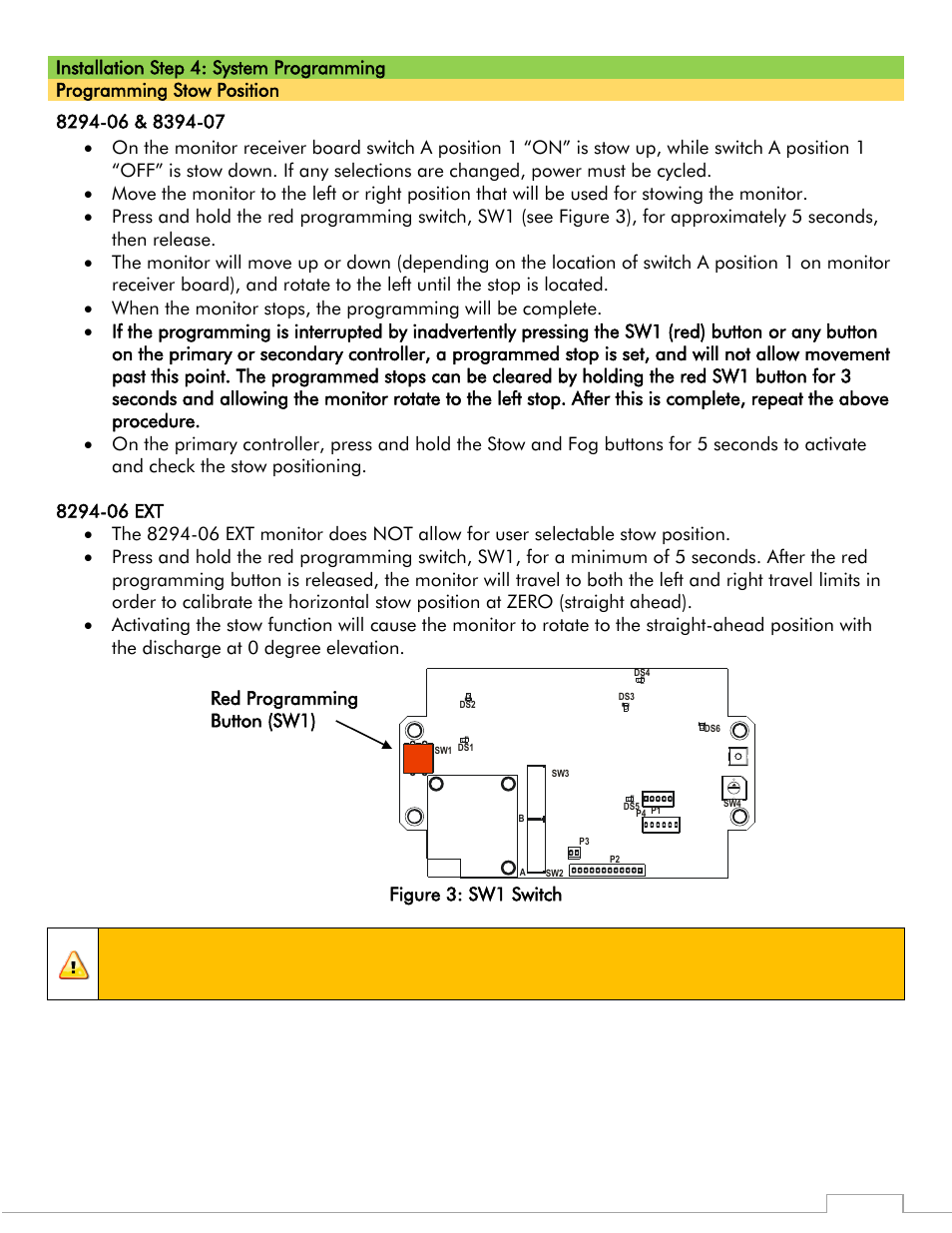 Caution | Elkhart Brass Scorpion RF 8394-07 User Manual | Page 15 / 30