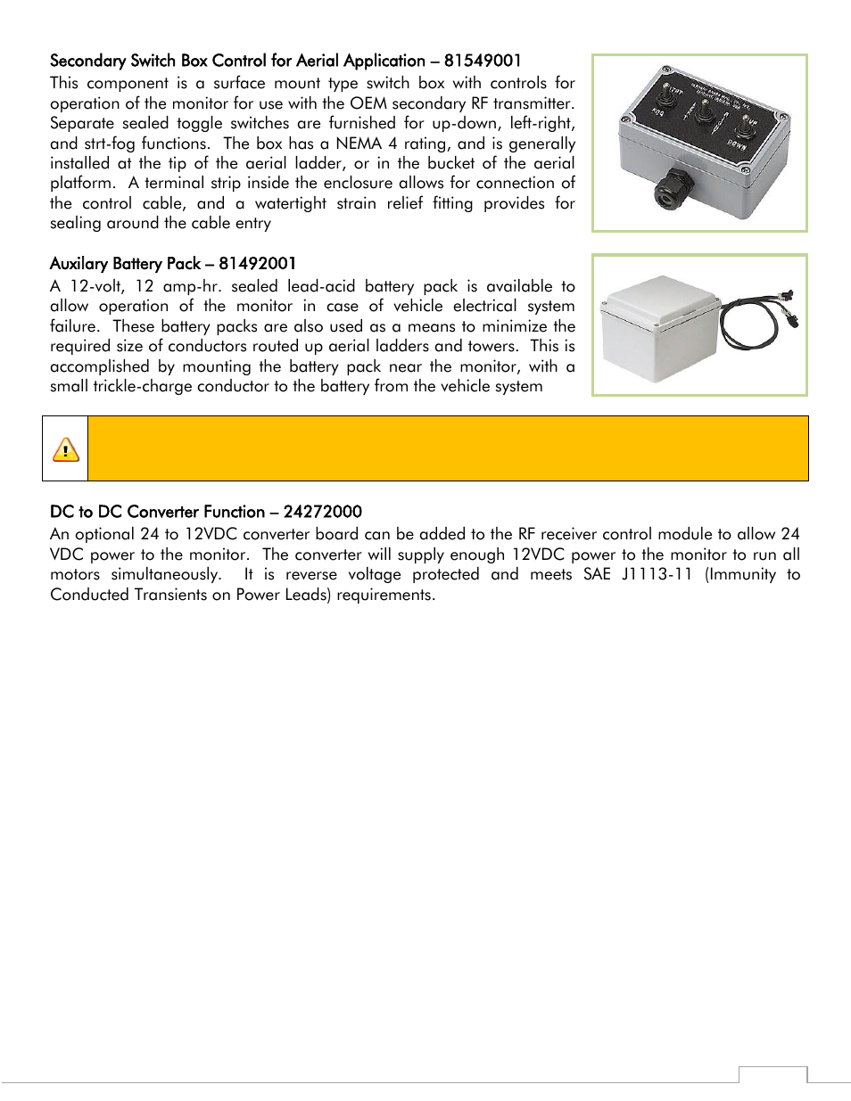 Caution | Elkhart Brass Scorpion RF 8394-07 User Manual | Page 8 / 30