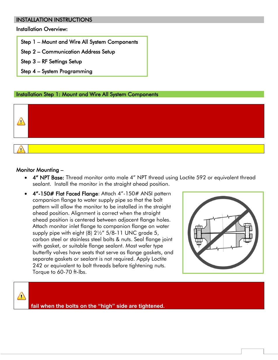 Warning, Important | Elkhart Brass Scorpion RF 8394-07 User Manual | Page 9 / 30