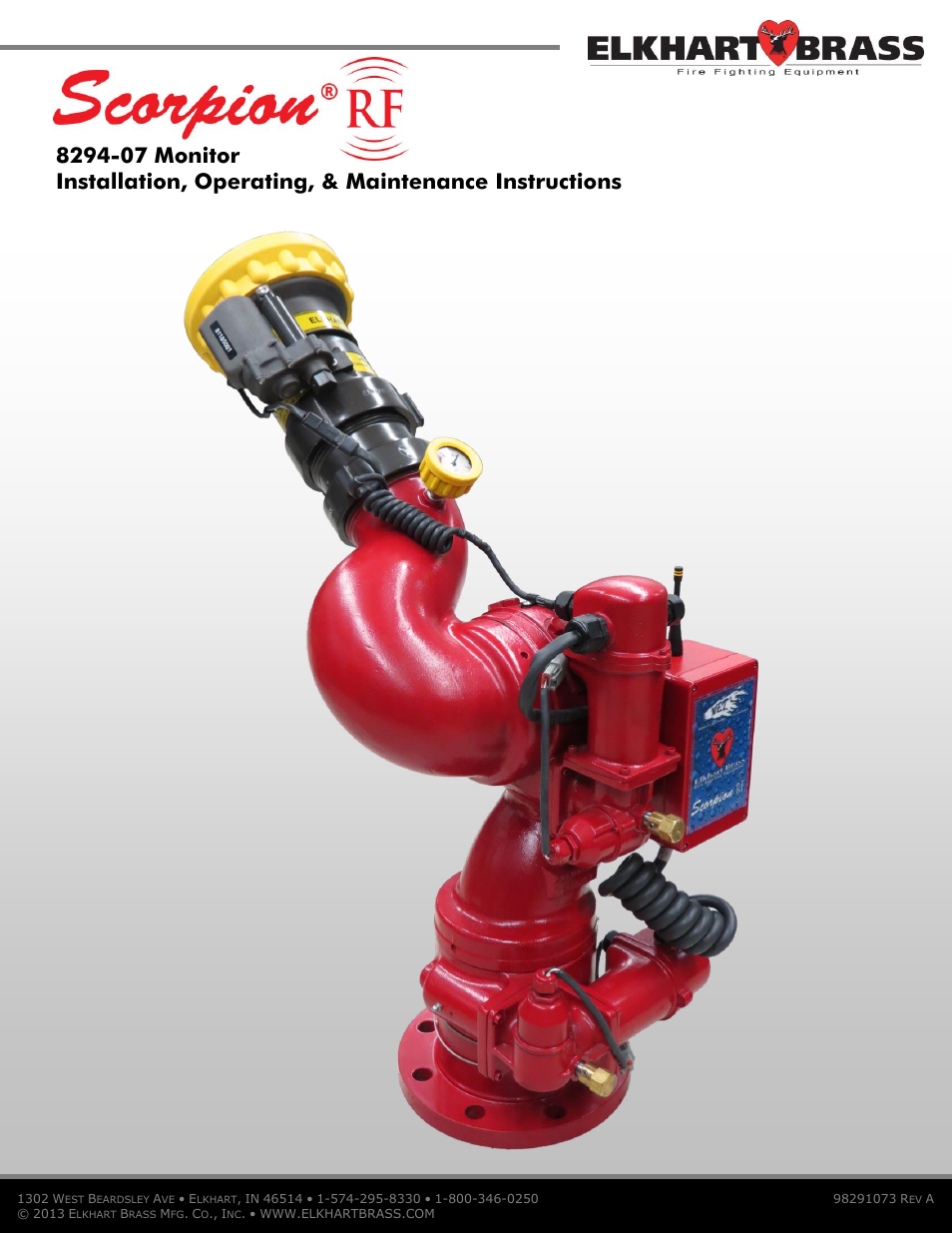 Elkhart Brass Scorpion RF 8294-07 User Manual | 24 pages