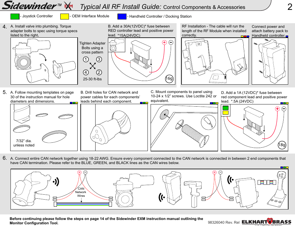 Typical all rf install guide | Elkhart Brass Sidewinder Typical All RF Install Guide User Manual | Page 2 / 4