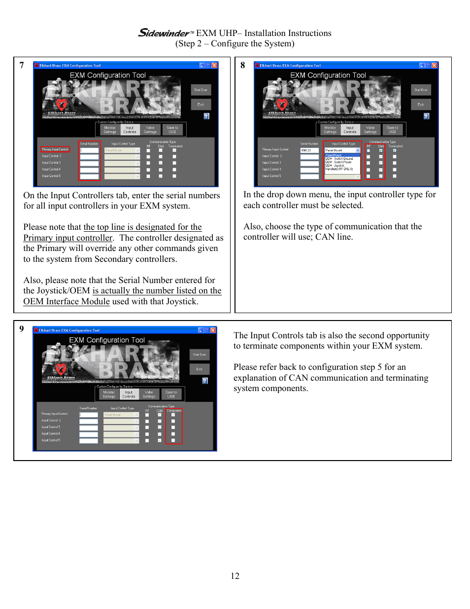 Elkhart Brass Sidewinder 7161 EXM UHP User Manual | Page 12 / 29