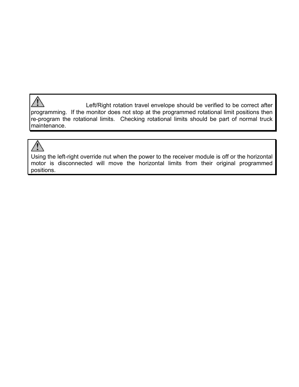 Caution | Elkhart Brass Sidewinder RF 8494 User Manual | Page 18 / 28