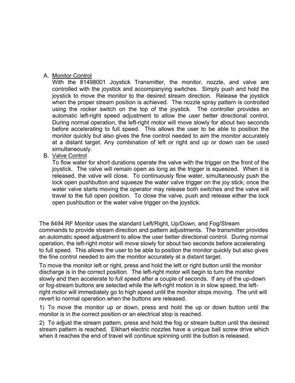V. o | Elkhart Brass Sidewinder RF 8494 User Manual | Page 19 / 28
