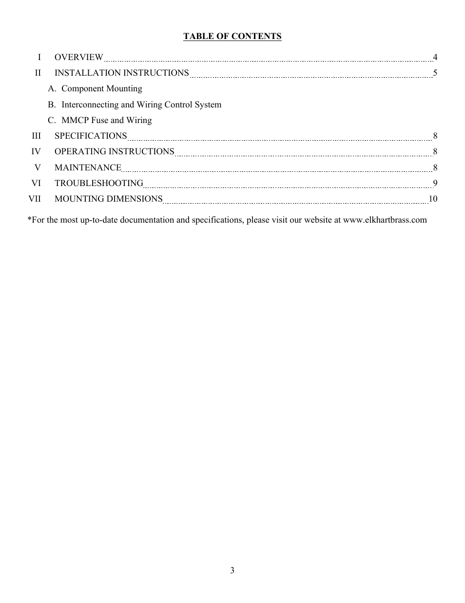 Elkhart Brass SPIT-FIRE 8394053 Monitor User Manual | Page 3 / 11