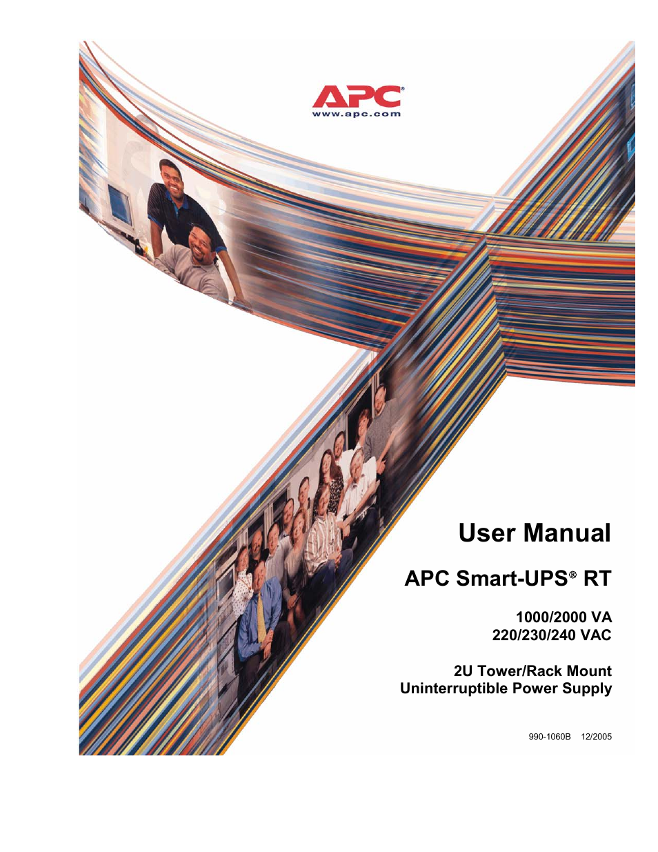 APC SMART-UPS 1000 User Manual | 1 page