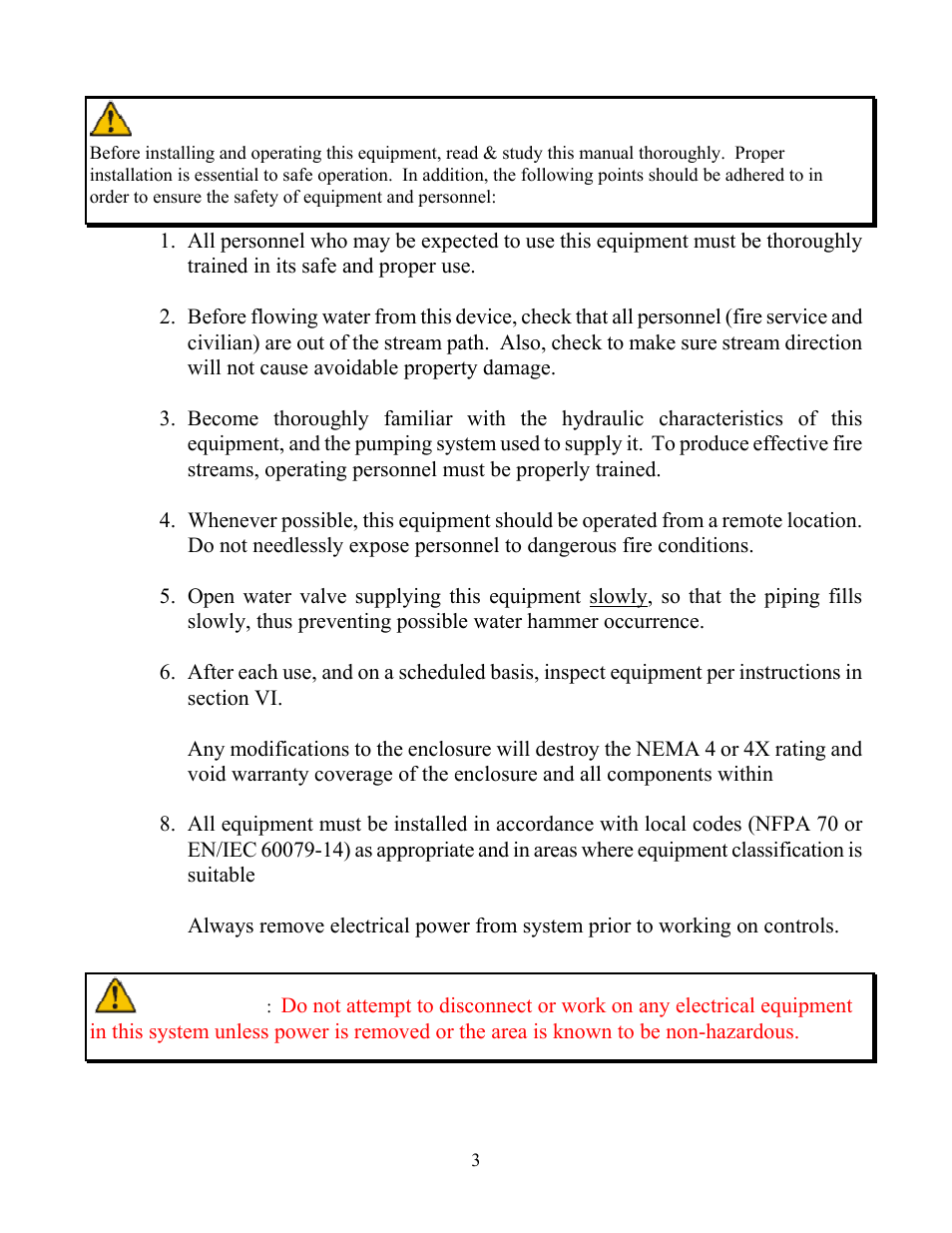 Elkhart Brass SPIT-FIRE 8394053 Monitor User Manual | Page 3 / 27