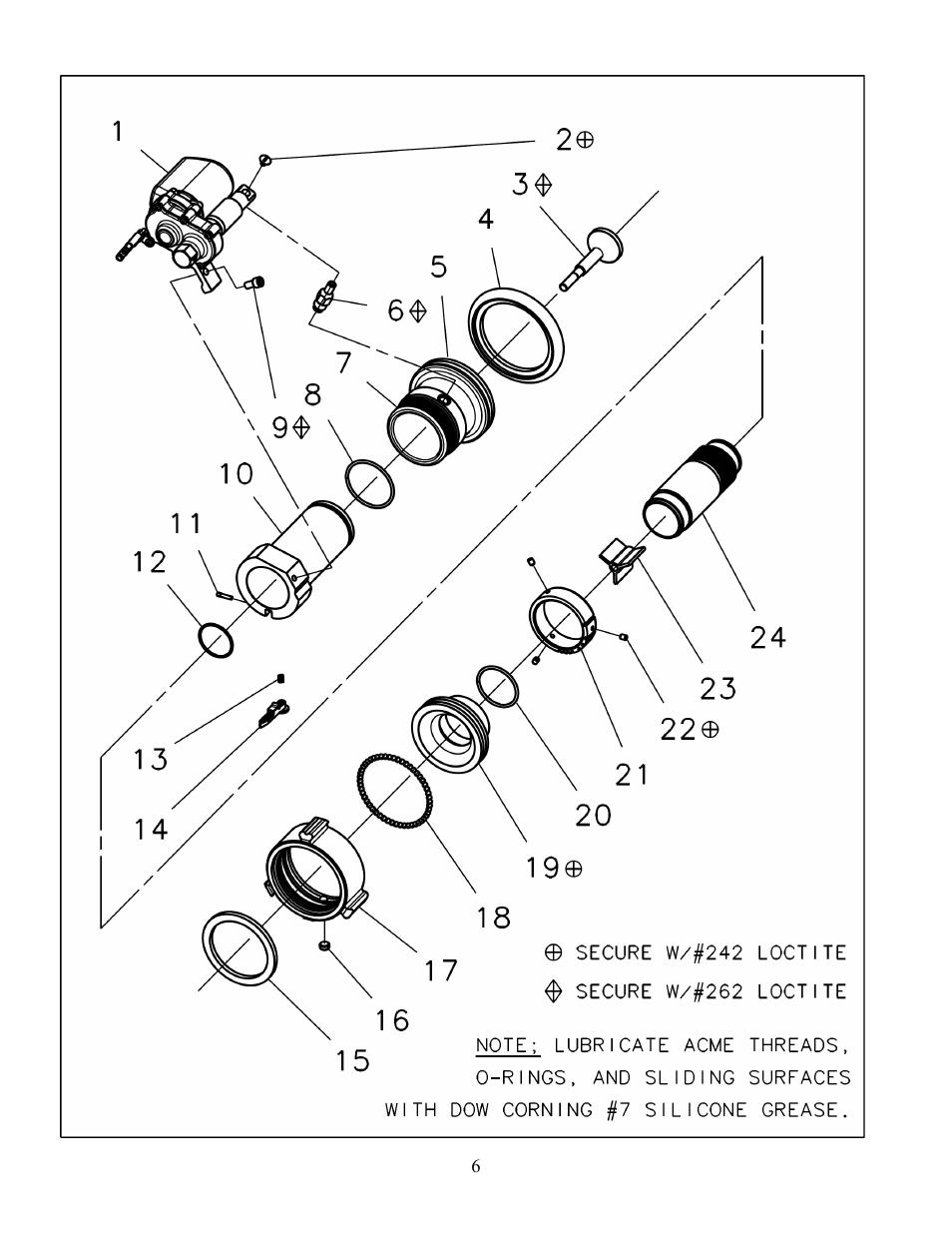 Elkhart Brass ELKHART 6000-200E MONITOR NOZZLE User Manual | Page 6 / 8
