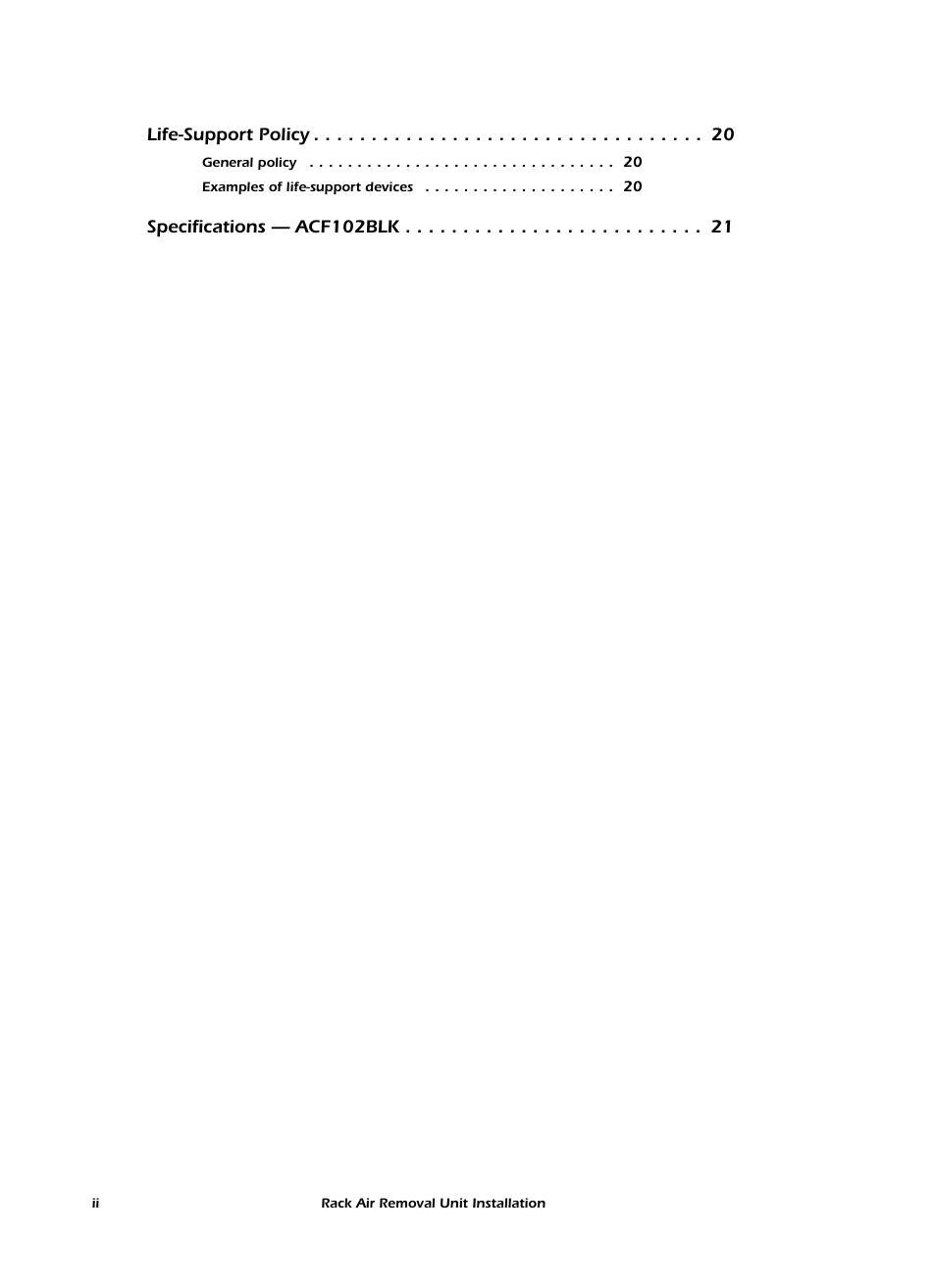 APC NetworkAIR Rack Air Removal Unit ACF102BLK User Manual | Page 4 / 28