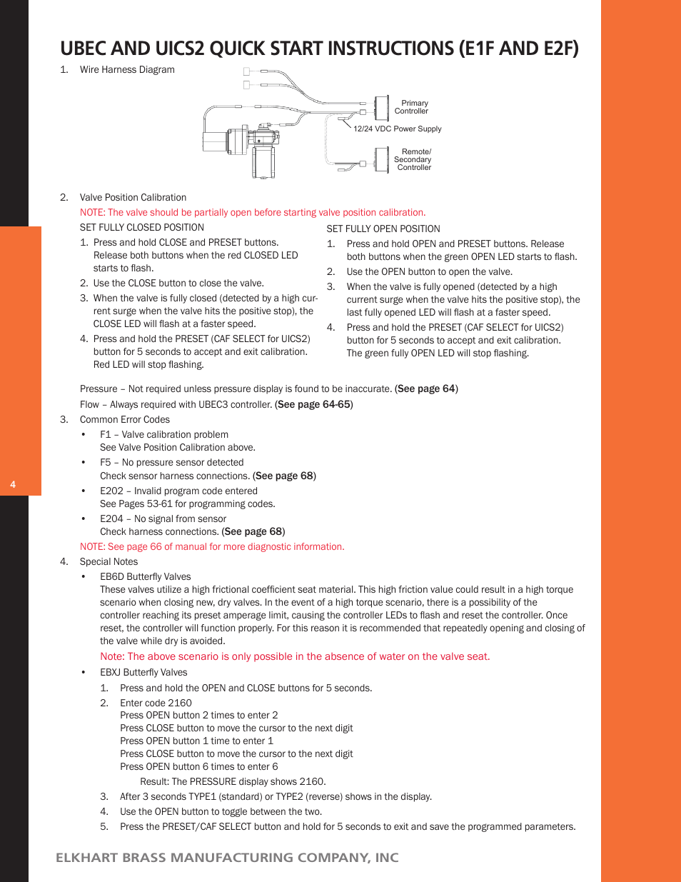 Elkhart Brass Unibody Valve User Manual | Page 4 / 76