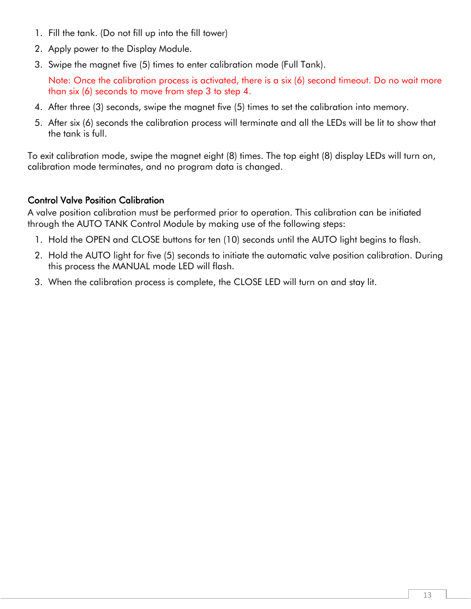 Elkhart Brass UBEC 1AT AUTO TANK Fill System User Manual | Page 13 / 20