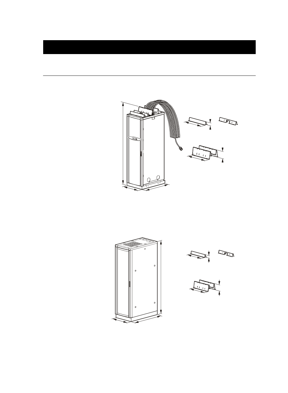 Site preparation, Dimensions, Infrastruxure pdu | Netshelter vx seismic enclosure | APC InfraStruXure Power Supply User Manual | Page 11 / 46