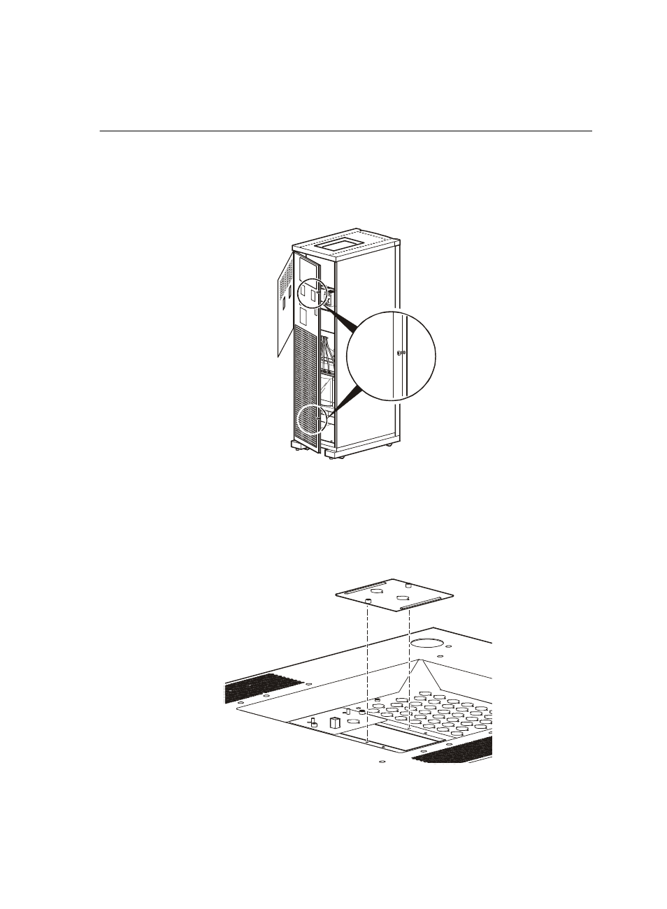 Connect the power source to the pdu, Access the pdu main input switch, Attach conduit to the pdu for the input conductors | APC InfraStruXure Power Supply User Manual | Page 21 / 46