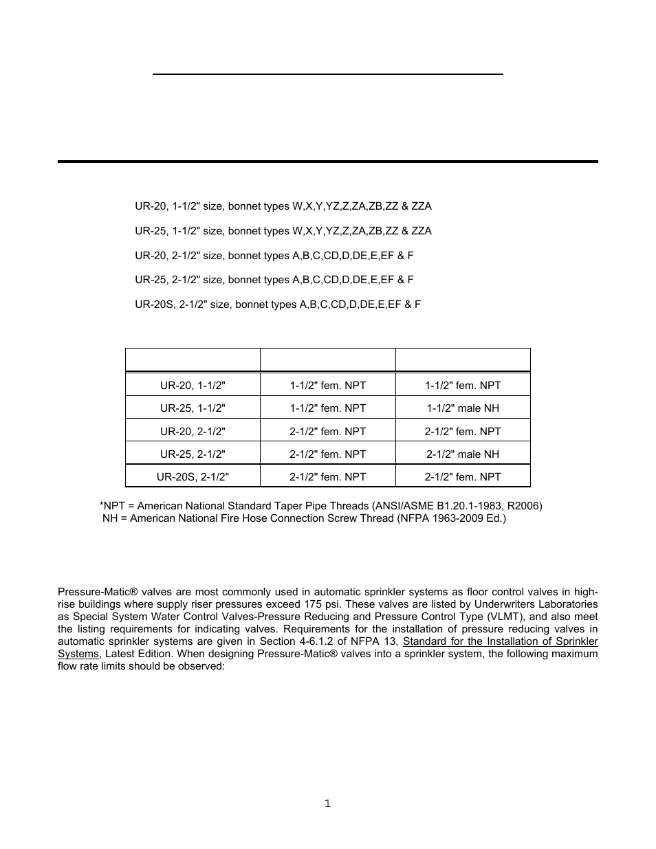 Elkhart Brass ELKHART PRESSURE-MATIC VALVES User Manual | 10 pages