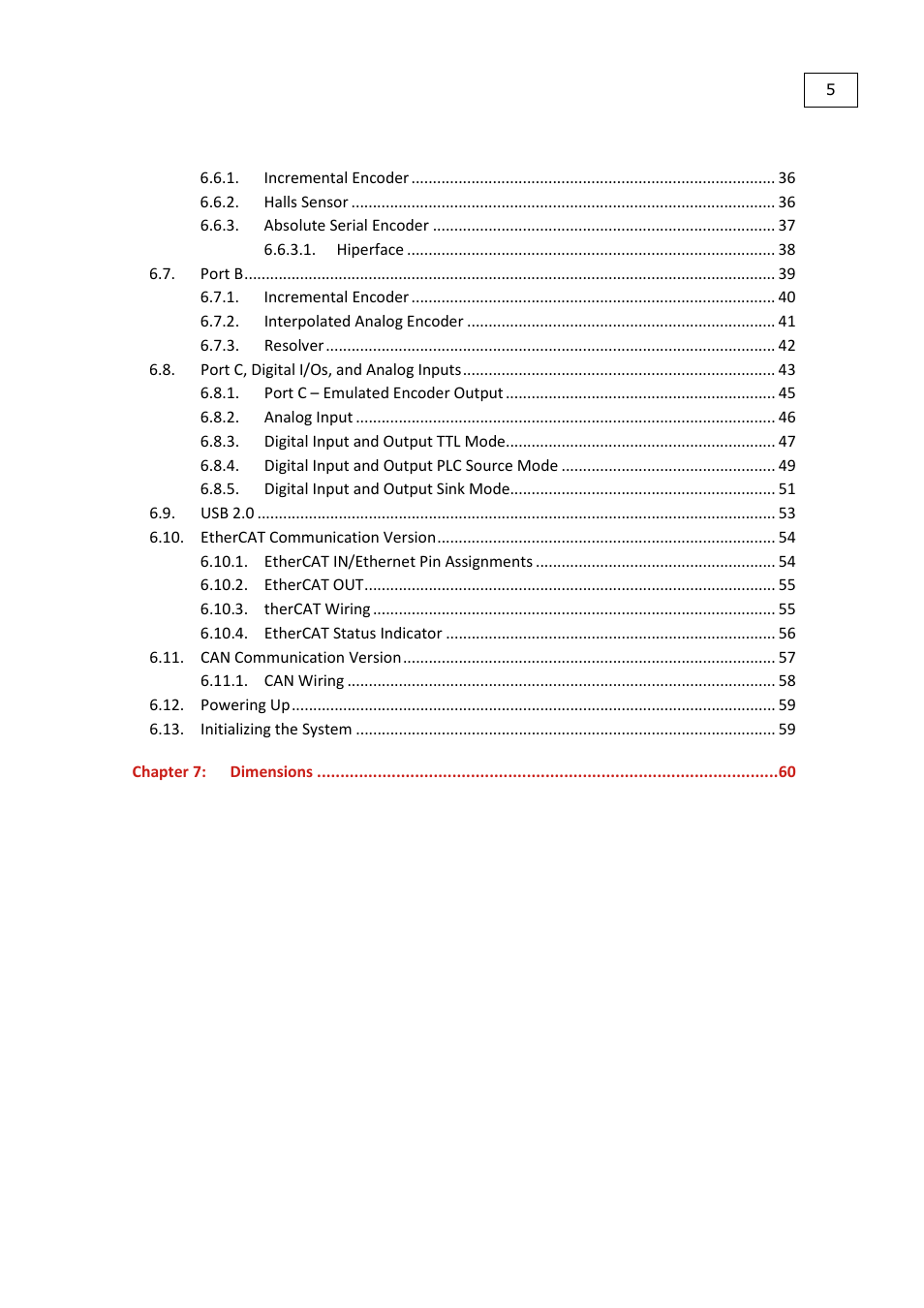 ElmoMC Gold Line Digital Servo Drives-Gold DC Bell User Manual | Page 5 / 61