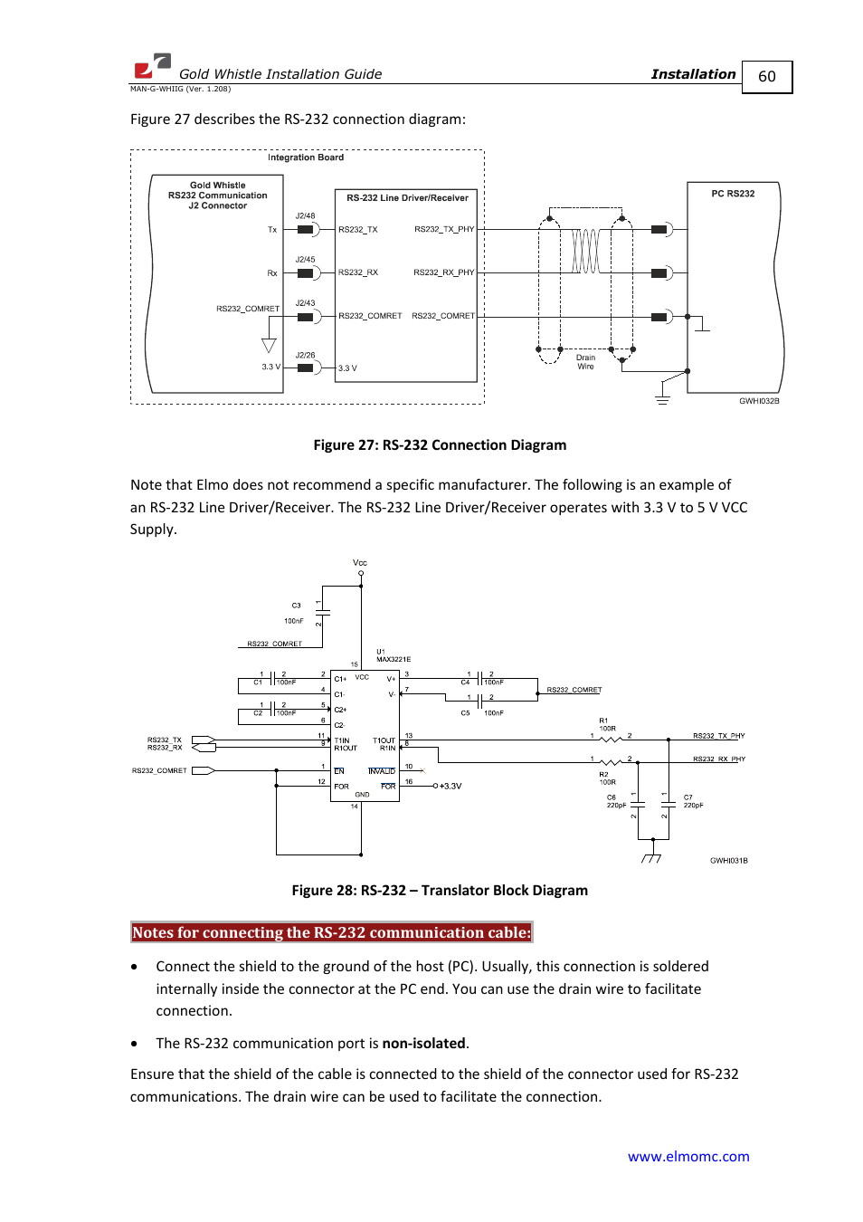 ElmoMC Gold Line Digital Servo Drives-Gold Whistle User Manual | Page 60 / 85