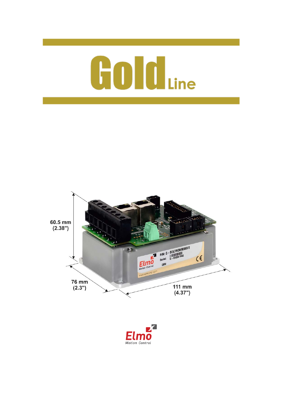 ElmoMC Gold Line Digital Servo Drives-Gold Solo Trombone User Manual | 110 pages