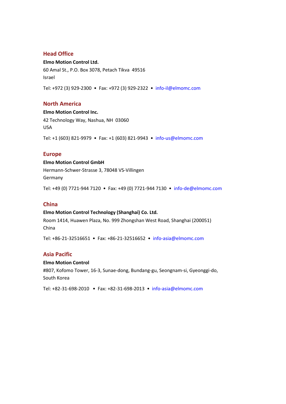 Elmo worldwide | ElmoMC Gold Line Digital Servo Drives-Gold Solo Trombone User Manual | Page 4 / 110