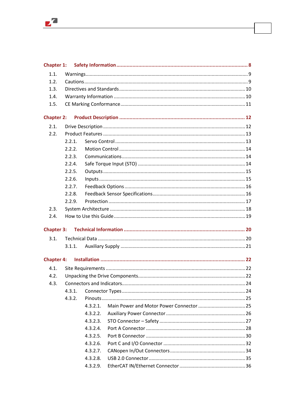 ElmoMC Gold Line Digital Servo Drives-Gold Solo Trombone User Manual | Page 5 / 110