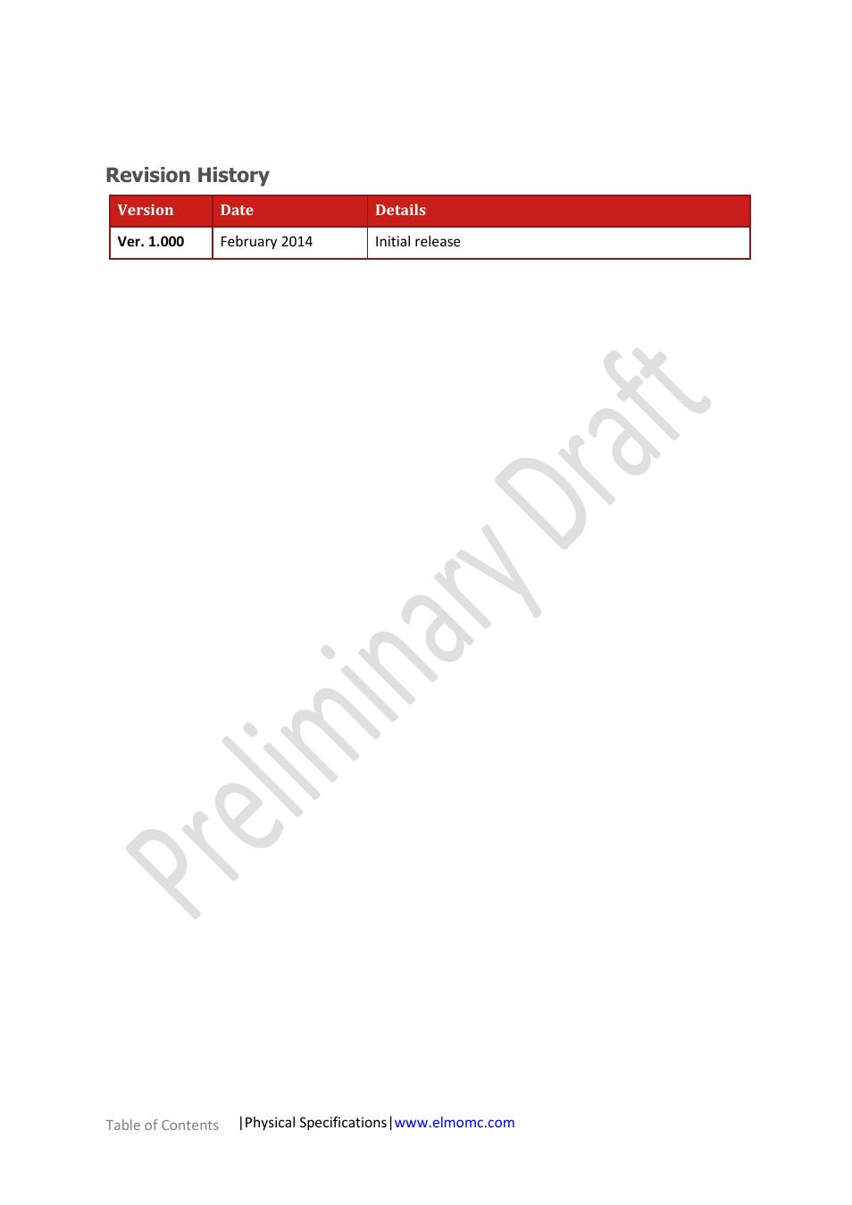 Revision history | ElmoMC ExtrIQ Gold Line Servo Drives-Gold Panther User Manual | Page 3 / 64