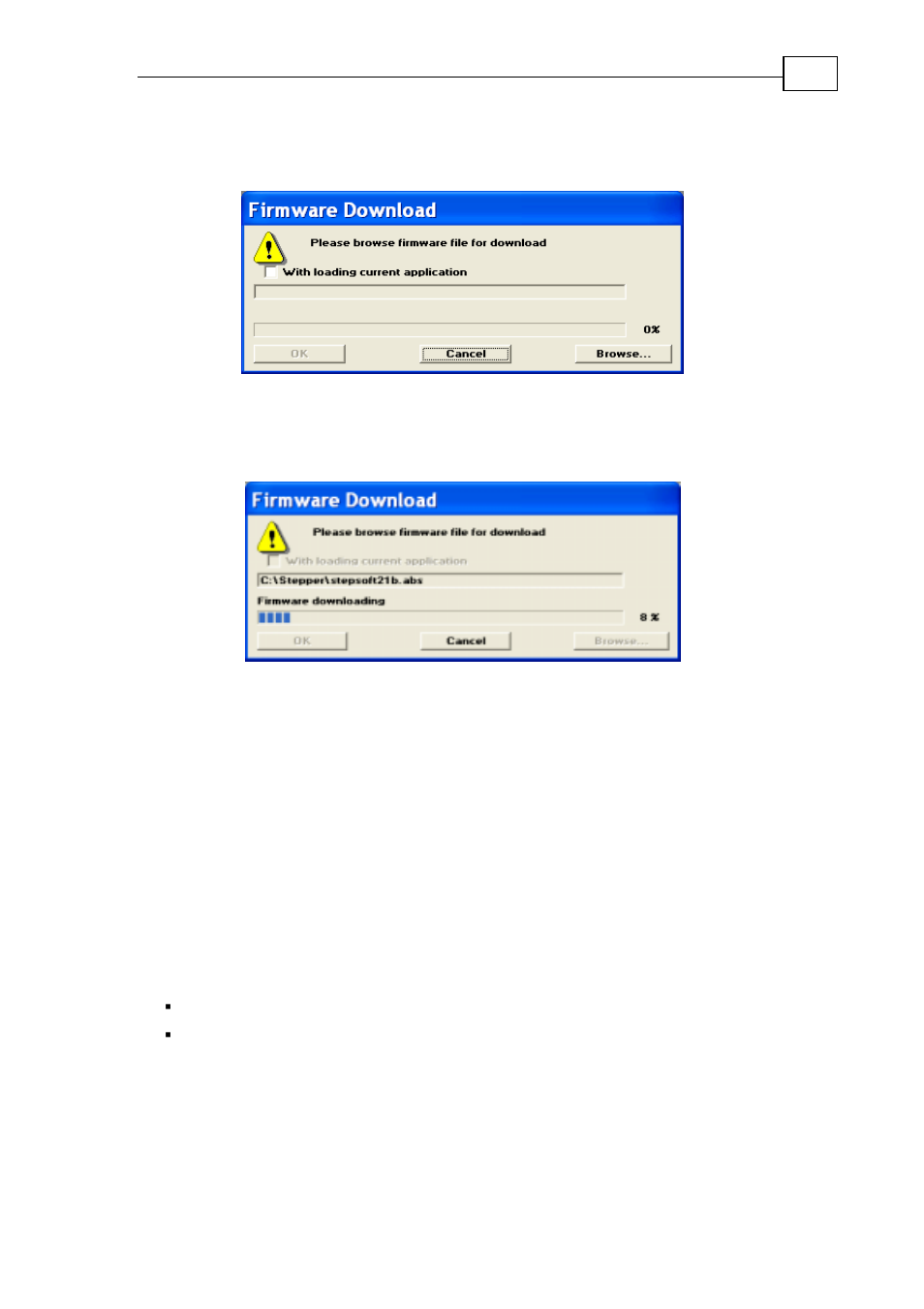 Normal firmware download, Abnormal (from boot) firmware download, 2 normal firmware download | 3 abnormal (from boot) firmware download | ElmoMC SimplIQ Digital Servo Drives-Bell Getting Started User Manual | Page 16 / 94