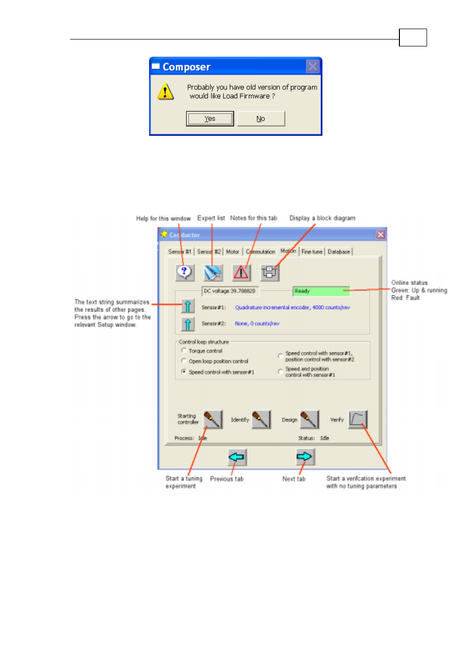 The conductor wizard, The conductor tabs, 4 the | Conductor, Wizard, 4 the conductor wizard, 1 the conductor tabs | ElmoMC SimplIQ Digital Servo Drives-Bell Getting Started User Manual | Page 17 / 94