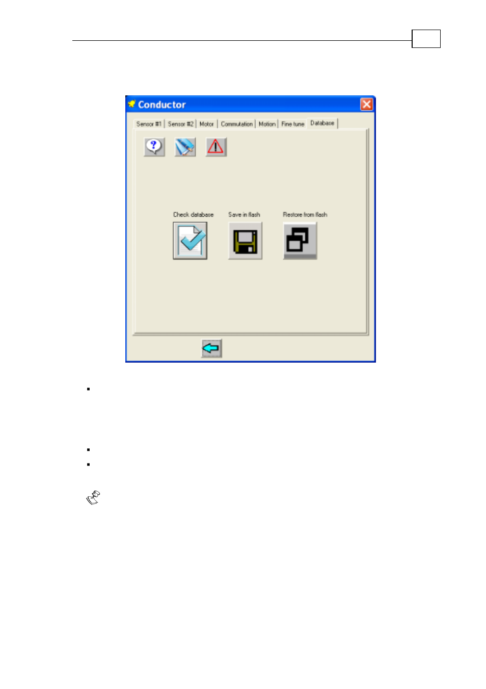 Database maintenance, 8 database, Maintenance | 8 database maintenance | ElmoMC SimplIQ Digital Servo Drives-Bell Getting Started User Manual | Page 51 / 94